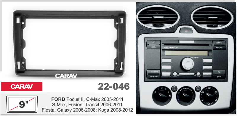 Carav 22-046 (Ford) 9"